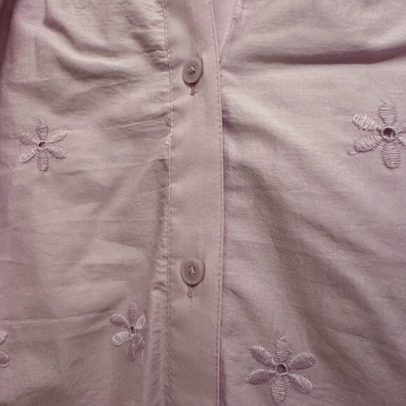 NWT - LOFT Eyelet Shirtdress – Size XS - Picture 4 of 8